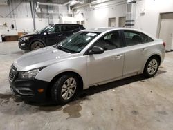 Vehiculos salvage en venta de Copart Elmsdale, NS: 2016 Chevrolet Cruze Limited LS