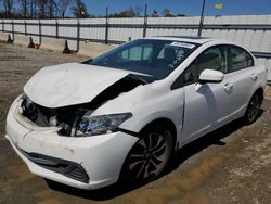 Honda salvage cars for sale: 2015 Honda Civic EX