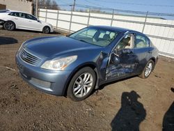 Salvage cars for sale at New Britain, CT auction: 2007 Infiniti G35