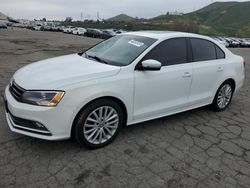 Volkswagen Jetta SE salvage cars for sale: 2015 Volkswagen Jetta SE