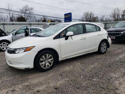 Salvage cars for sale from Copart Walton, KY: 2012 Honda Civic LX
