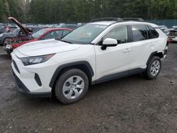 Salvage cars for sale from Copart Graham, WA: 2019 Toyota Rav4 LE