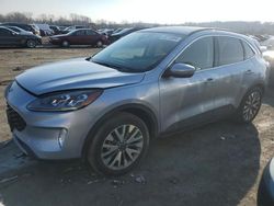 Salvage cars for sale at Cahokia Heights, IL auction: 2022 Ford Escape Titanium