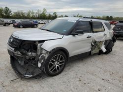 Ford Explorer salvage cars for sale: 2018 Ford Explorer Sport