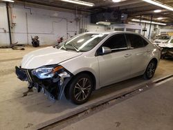 Salvage cars for sale at Wheeling, IL auction: 2017 Toyota Corolla L