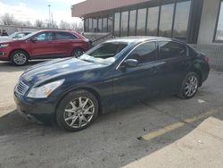 Salvage cars for sale at Fort Wayne, IN auction: 2009 Infiniti G37