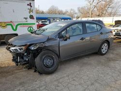 Salvage cars for sale at Wichita, KS auction: 2024 Nissan Versa S