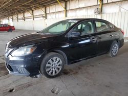 Nissan Sentra S Vehiculos salvage en venta: 2017 Nissan Sentra S