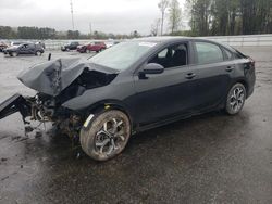 Salvage cars for sale at Dunn, NC auction: 2019 KIA Forte FE