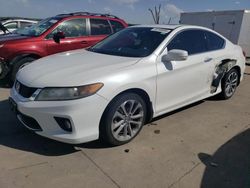 Salvage cars for sale at Grand Prairie, TX auction: 2015 Honda Accord EXL