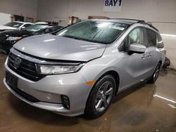 Salvage cars for sale at Elgin, IL auction: 2022 Honda Odyssey EX