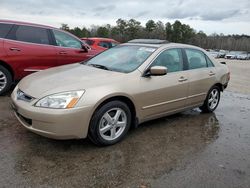 Vehiculos salvage en venta de Copart Harleyville, SC: 2004 Honda Accord EX