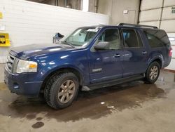 Ford Expedition salvage cars for sale: 2008 Ford Expedition EL XLT