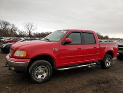 Salvage cars for sale at Des Moines, IA auction: 2002 Ford F150 Supercrew