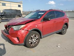 Salvage cars for sale from Copart Wilmer, TX: 2016 Toyota Rav4 LE