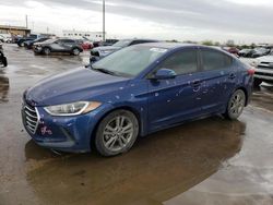 Salvage cars for sale at Grand Prairie, TX auction: 2018 Hyundai Elantra SEL