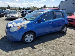 Salvage cars for sale at Vallejo, CA auction: 2009 Chevrolet Aveo LS