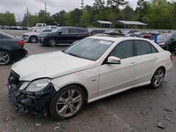 Vehiculos salvage en venta de Copart Savannah, GA: 2012 Mercedes-Benz E 350 4matic