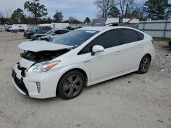 Salvage cars for sale at Hampton, VA auction: 2015 Toyota Prius