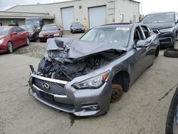 Salvage cars for sale at Martinez, CA auction: 2014 Infiniti Q50 Base