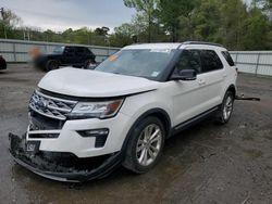 Salvage cars for sale from Copart Shreveport, LA: 2018 Ford Explorer XLT