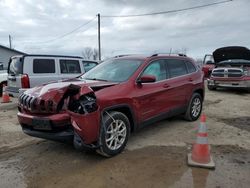 Vehiculos salvage en venta de Copart Pekin, IL: 2017 Jeep Cherokee Latitude