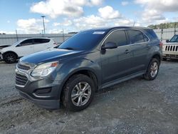 Salvage cars for sale from Copart Lumberton, NC: 2017 Chevrolet Equinox LS