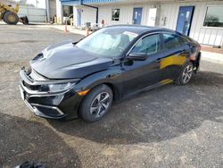 Salvage cars for sale at Mcfarland, WI auction: 2019 Honda Civic LX