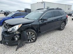 Salvage cars for sale from Copart Temple, TX: 2017 Subaru Outback 2.5I Limited