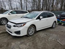 Subaru salvage cars for sale: 2017 Subaru Impreza Premium Plus