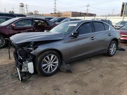 Salvage cars for sale at Chicago Heights, IL auction: 2015 Infiniti Q50 Base