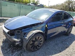 Salvage cars for sale from Copart Riverview, FL: 2020 Tesla Model Y