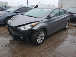 Salvage cars for sale from Copart Chicago Heights, IL: 2014 Hyundai Elantra SE