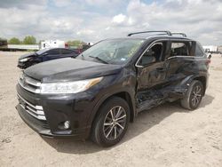 Salvage cars for sale from Copart Houston, TX: 2019 Toyota Highlander SE