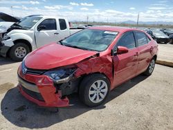 Toyota Corolla l salvage cars for sale: 2016 Toyota Corolla L