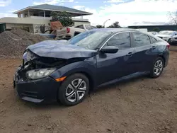 Salvage cars for sale from Copart Kapolei, HI: 2018 Honda Civic LX