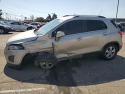 Chevrolet salvage cars for sale: 2016 Chevrolet Trax 1LT