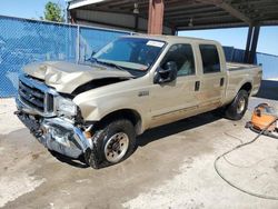 Salvage cars for sale at Riverview, FL auction: 2001 Ford F250 Super Duty