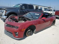 Salvage cars for sale from Copart Haslet, TX: 2013 Chevrolet Camaro ZL1