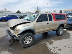 Salvage cars for sale at Littleton, CO auction: 2001 Toyota Tacoma Xtracab