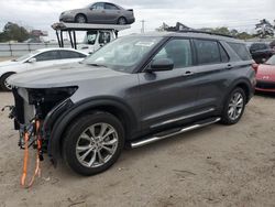 Salvage cars for sale at Newton, AL auction: 2021 Ford Explorer XLT