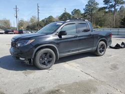 Vehiculos salvage en venta de Copart Savannah, GA: 2022 Honda Ridgeline Black Edition