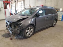 Salvage cars for sale at Blaine, MN auction: 2013 Honda Odyssey Touring