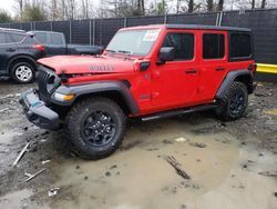 Salvage cars for sale from Copart Waldorf, MD: 2023 Jeep Wrangler 4XE