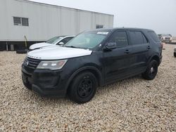 Salvage cars for sale at New Braunfels, TX auction: 2017 Ford Explorer Police Interceptor
