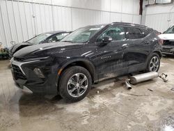 Salvage cars for sale at Franklin, WI auction: 2023 Chevrolet Blazer 3LT