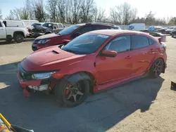 Salvage cars for sale from Copart Portland, OR: 2019 Honda Civic TYPE-R Touring
