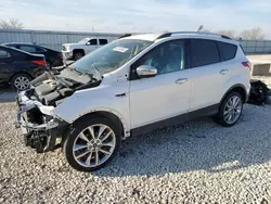 Salvage cars for sale at Kansas City, KS auction: 2016 Ford Escape SE