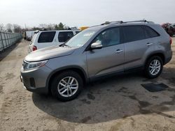 Salvage cars for sale at Pennsburg, PA auction: 2015 KIA Sorento LX