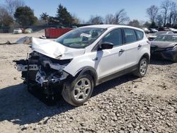 Salvage cars for sale at Madisonville, TN auction: 2017 Ford Escape S
